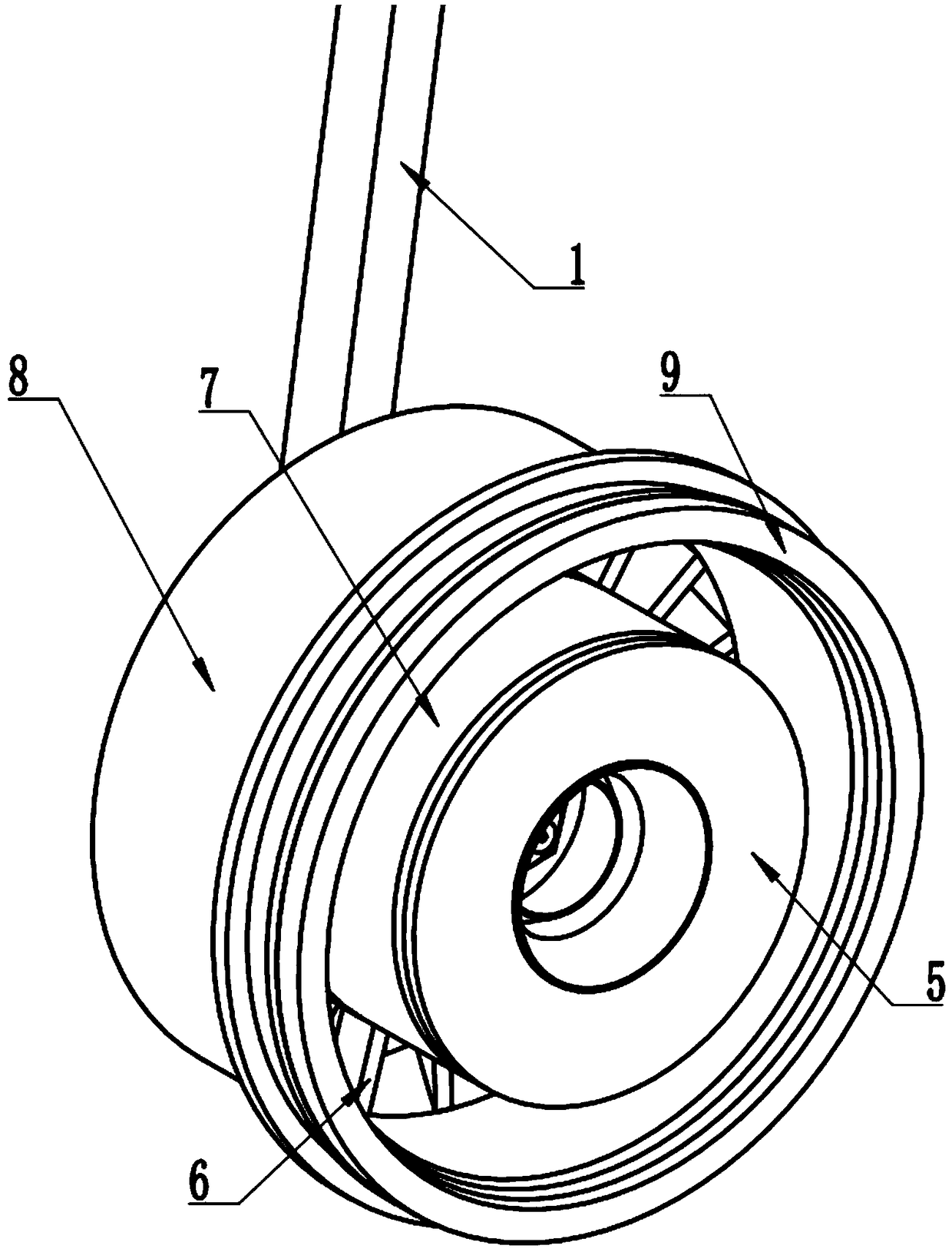 Center split-stage low-emission combustor head having precombustion stage with pre-film plate structure