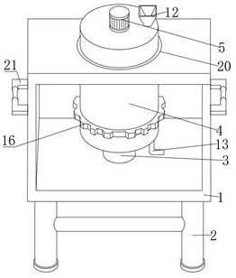 Mixing device for tea oil processing