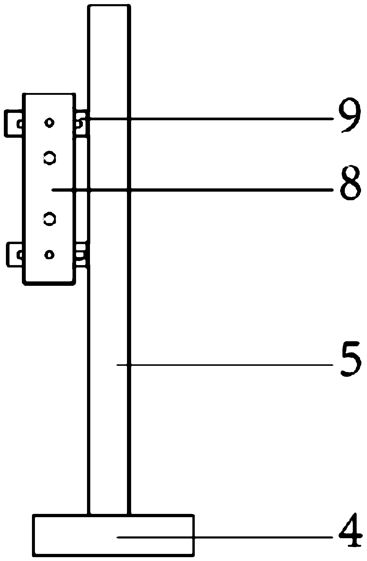 Unidirectional tensile high-temperature mechanical property test system and method for sheet material