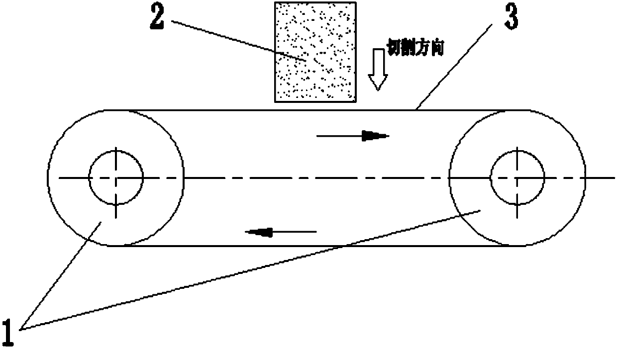 Device for cutting polycrystalline silicon wafer through diamond wires and cutting method