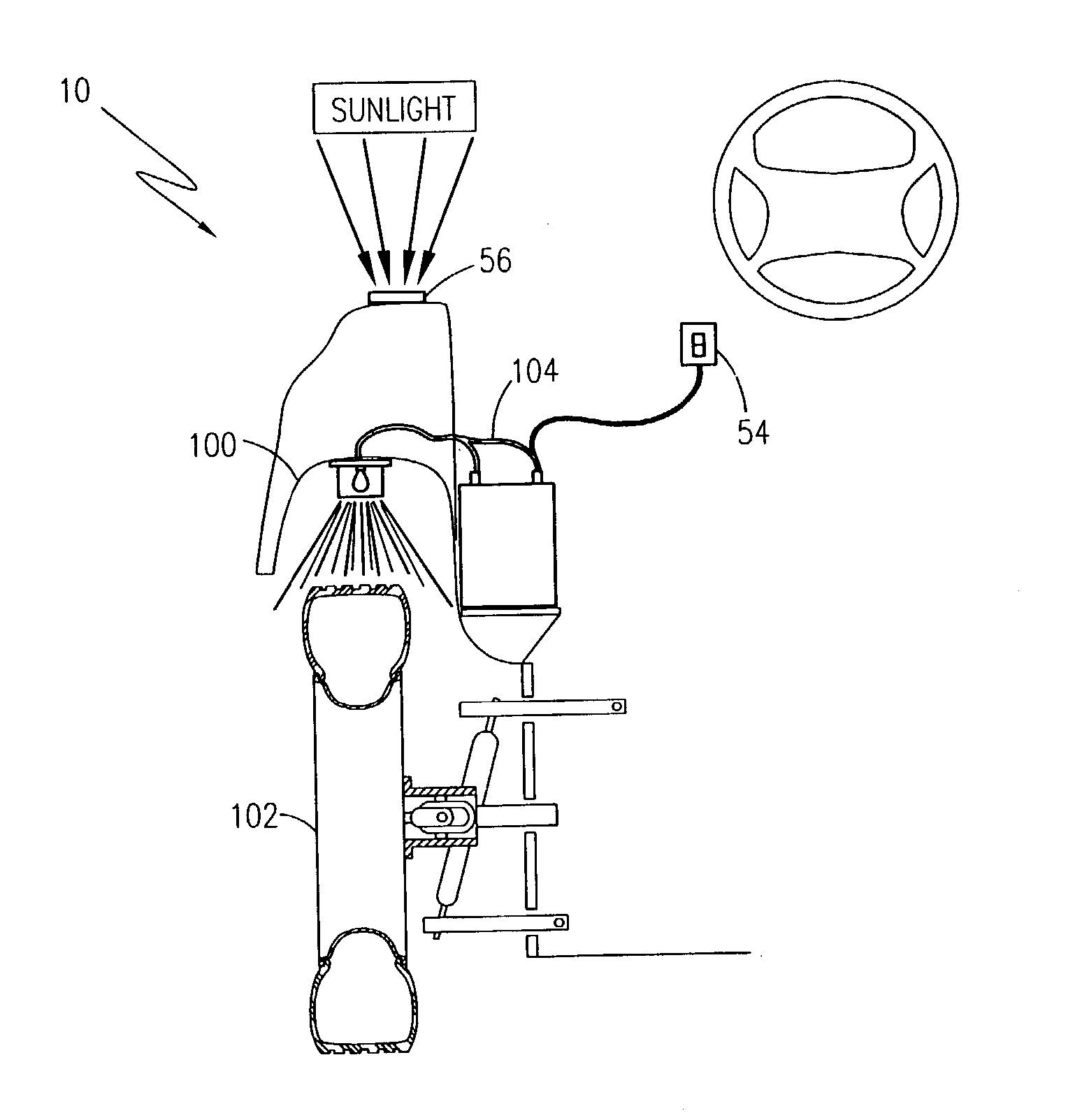 Vehicle wheel illumination system