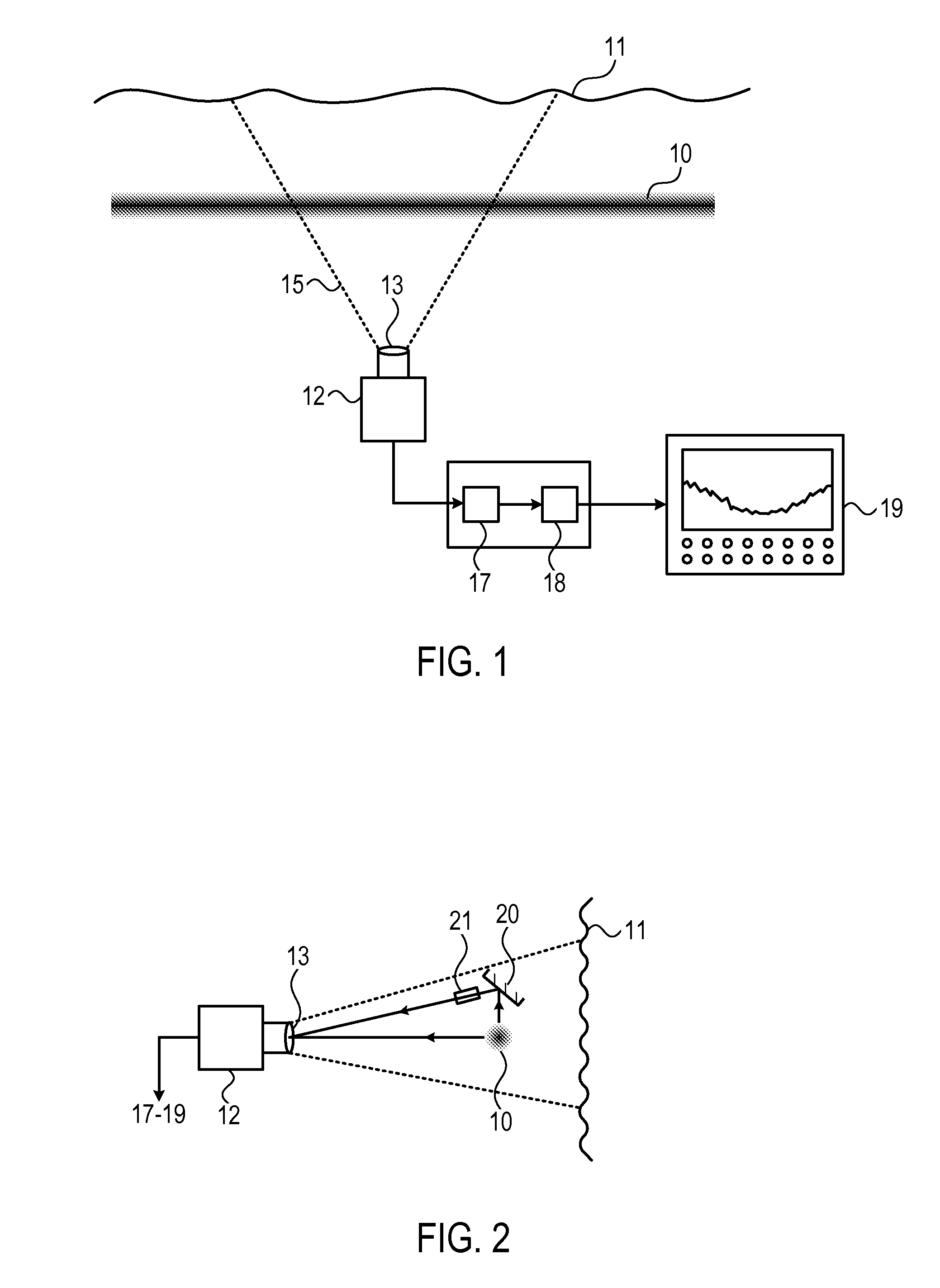 Beam scattering laser monitor