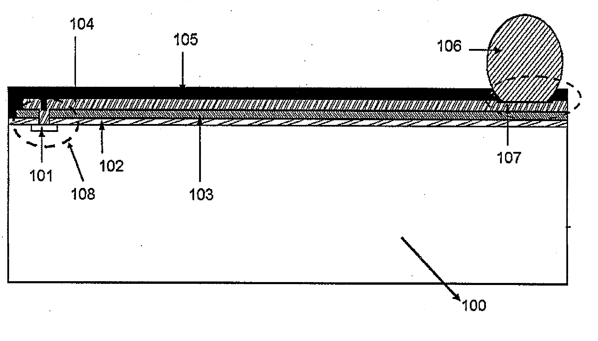 Method and system of trace pull test