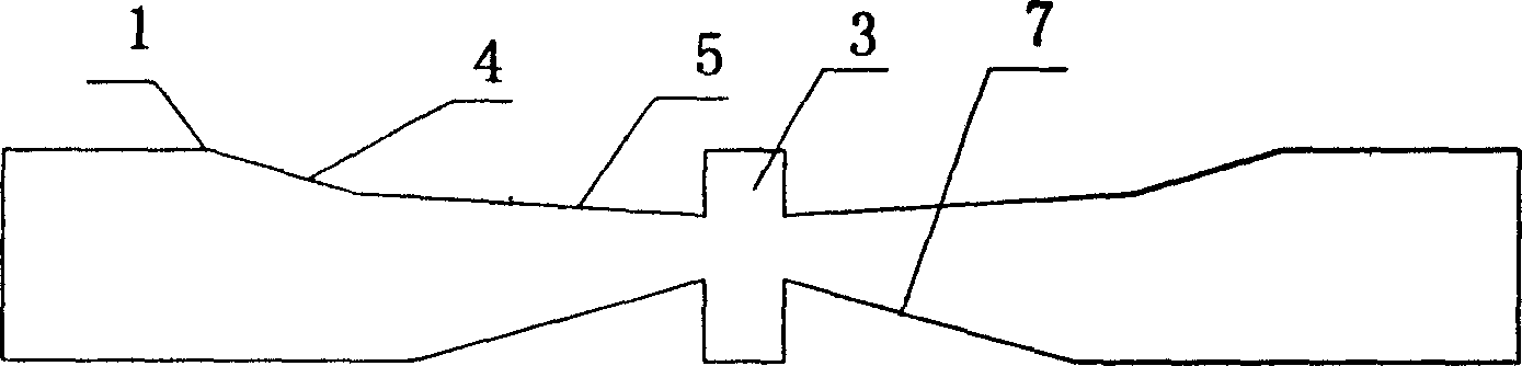 Double-bevel correspondent grafting tool and application thereof