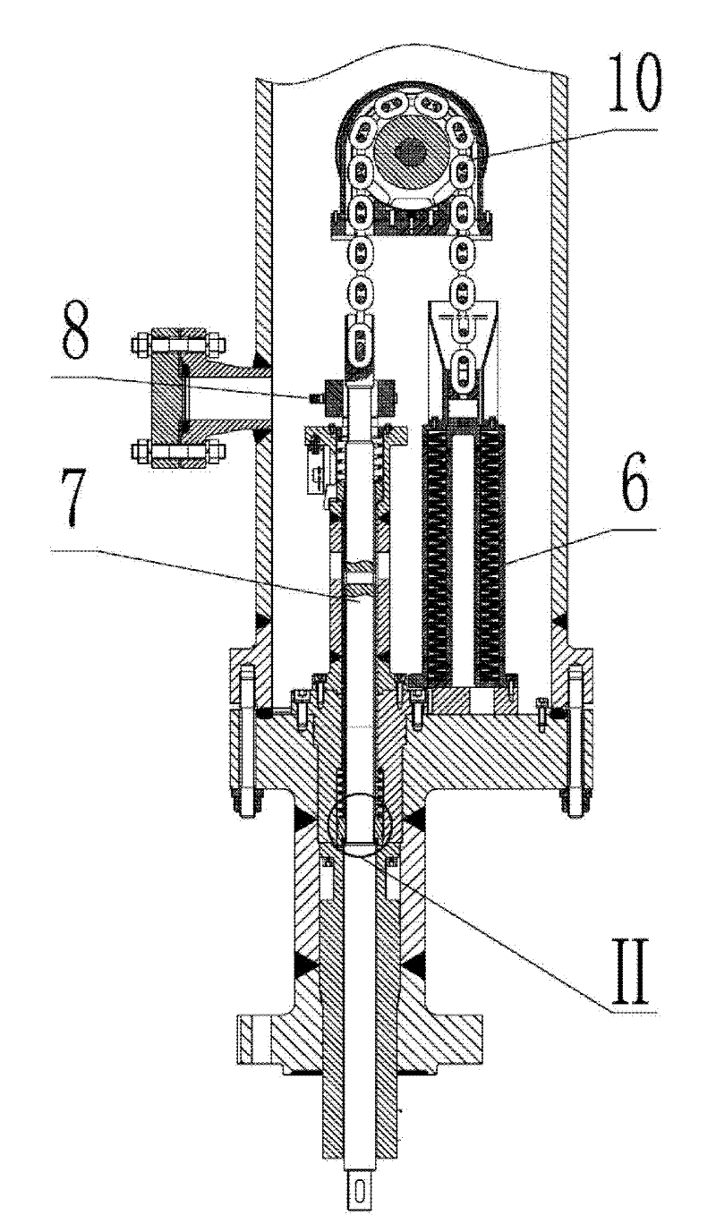 Driving mechanism for control rod of high-temperature gas-cooled reactor