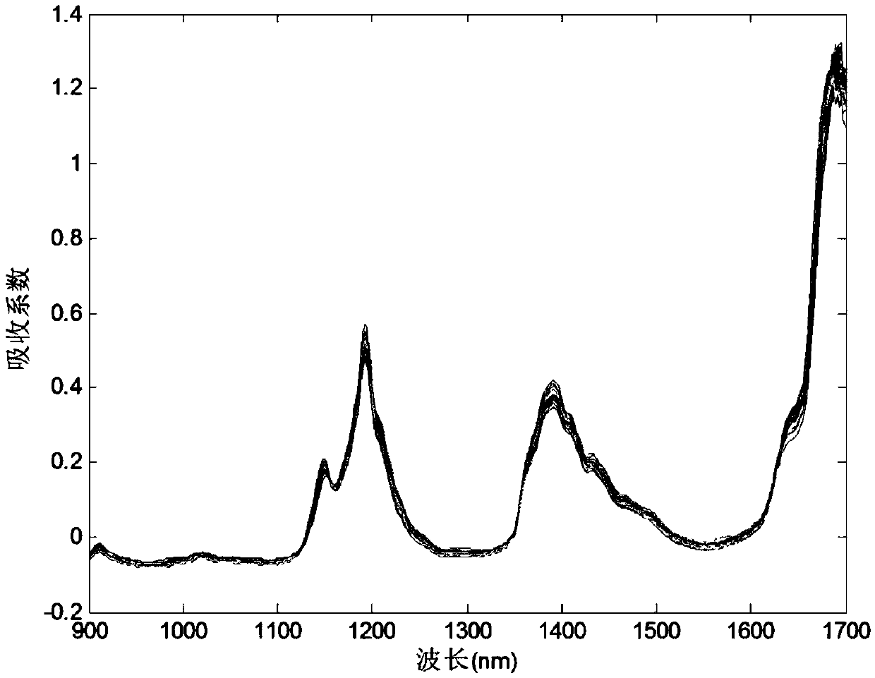 Infrared spectrum wavelength selection method based on integrated L1 regularization