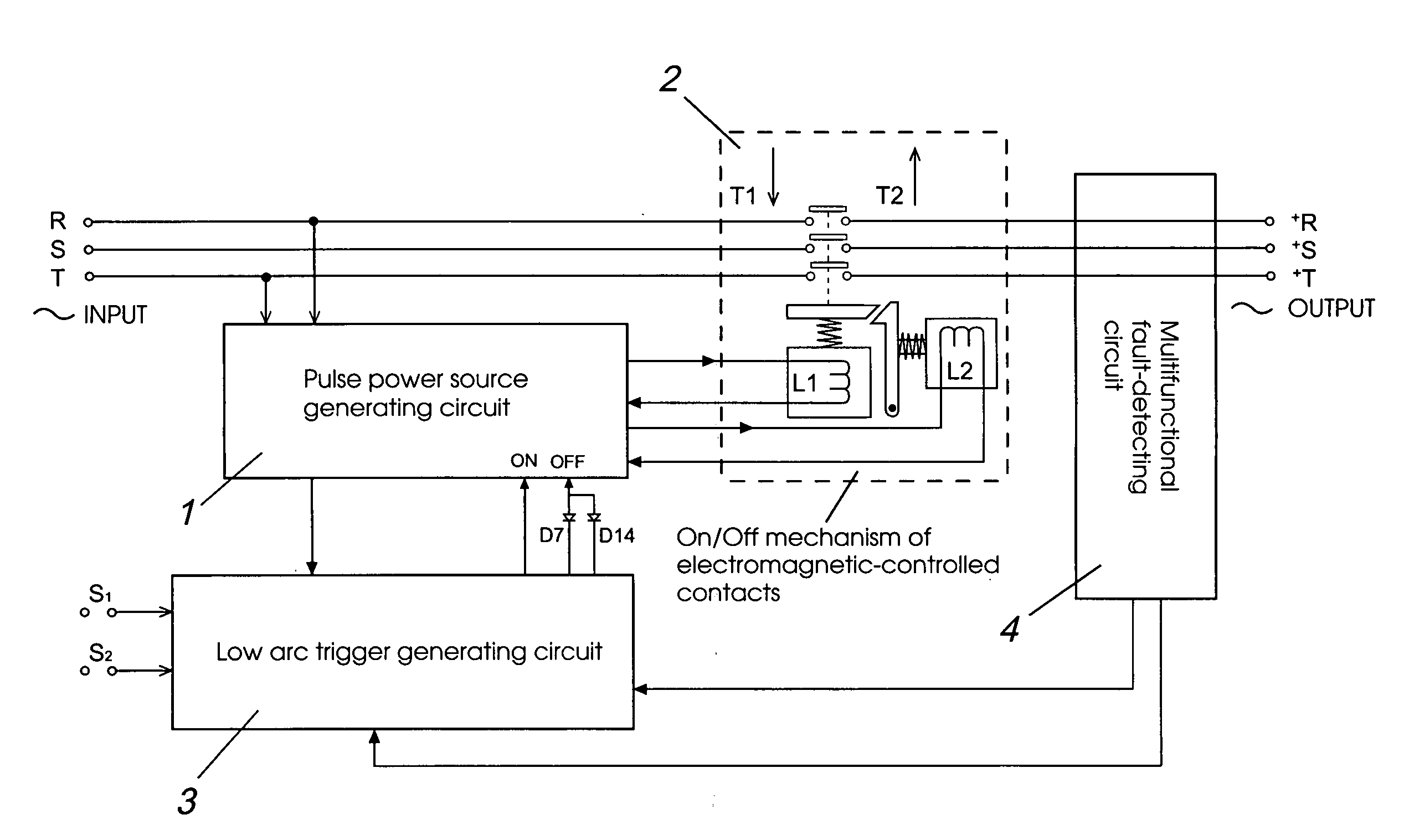 Low arc AC contactor