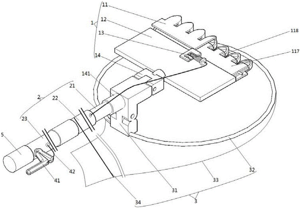 Comb-shaped fruit-and-vegetable picking device