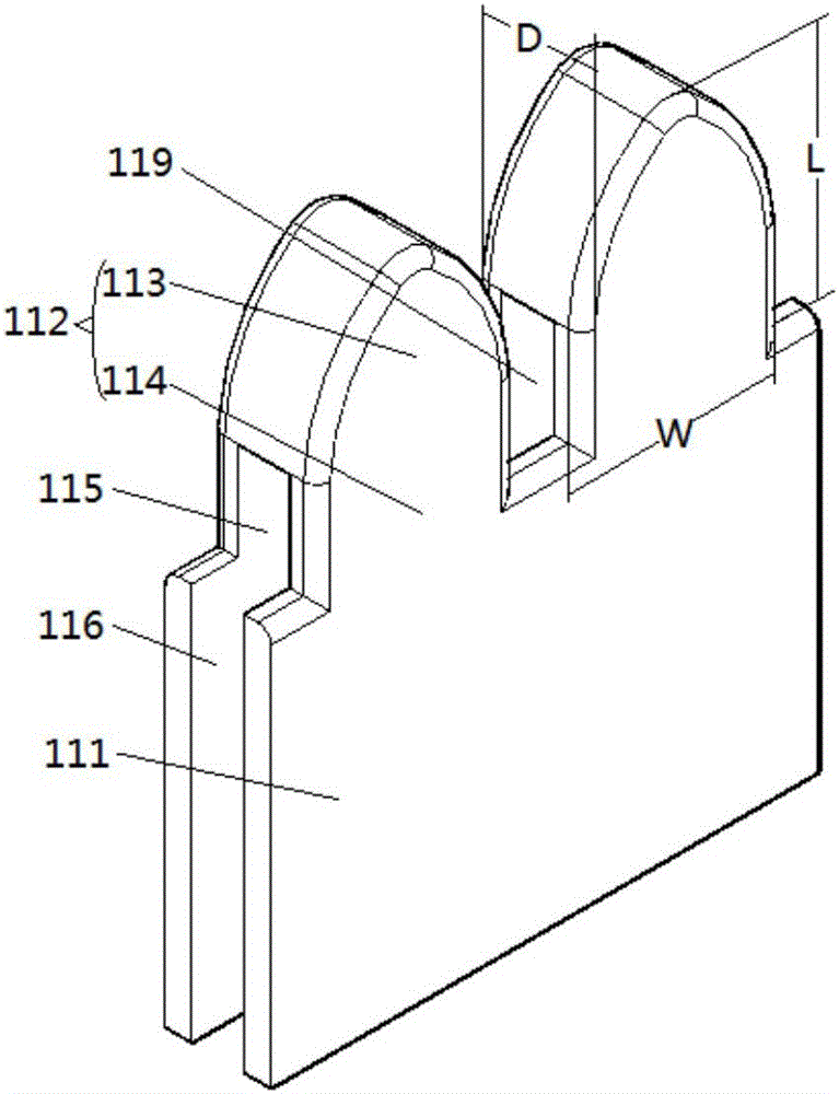 Comb-shaped fruit-and-vegetable picking device