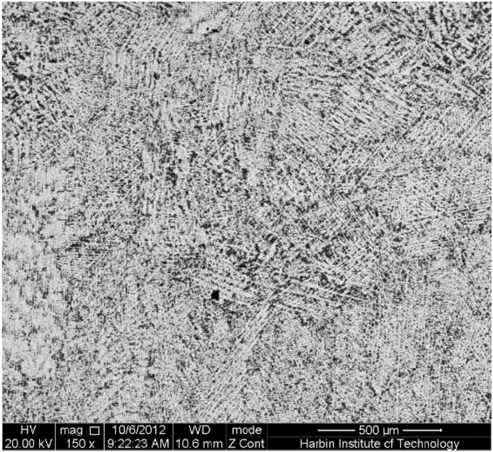 Method for refining grains of lead-tin alloy cast structure