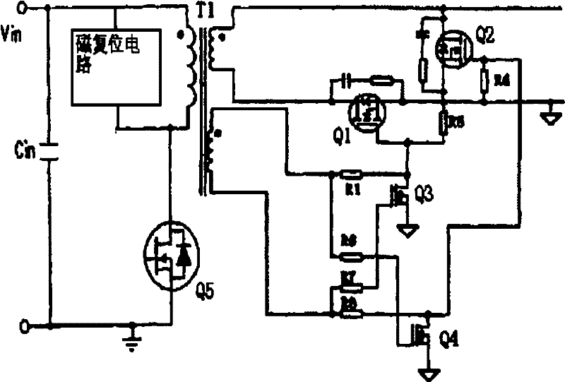 Synchronous rectification self-excitation drive circuit and method for disconnector converter