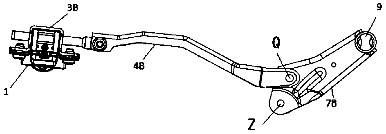 Automobile seat height adjusting device