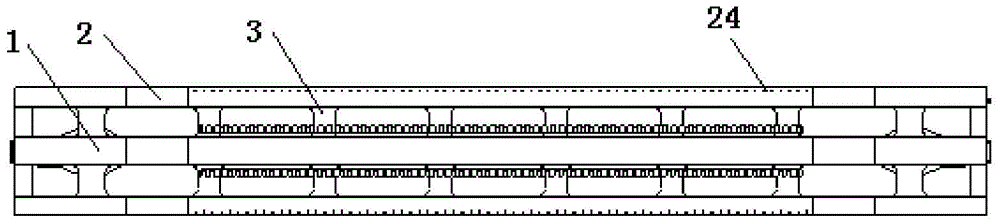 Railway concave-bottomed flatcar chassis