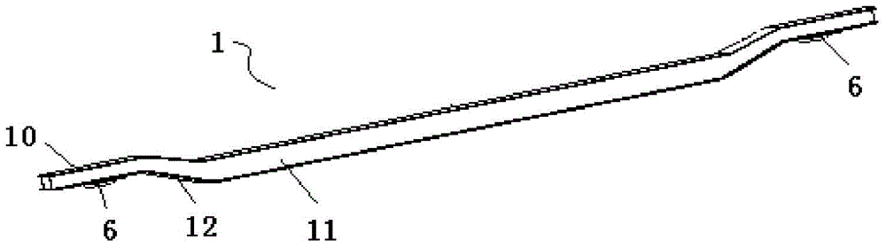 Railway concave-bottomed flatcar chassis