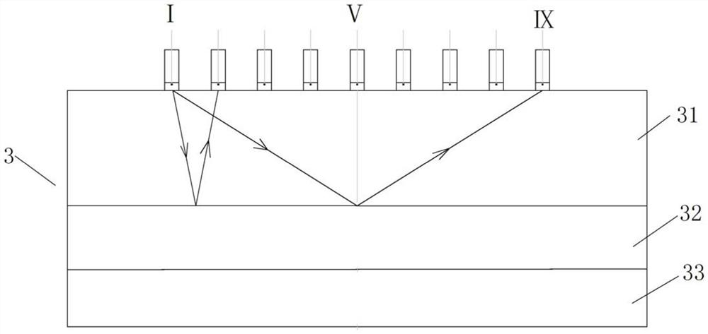 Hydrate stratum earthquake physical simulation test equipment and method based on reflected wave field