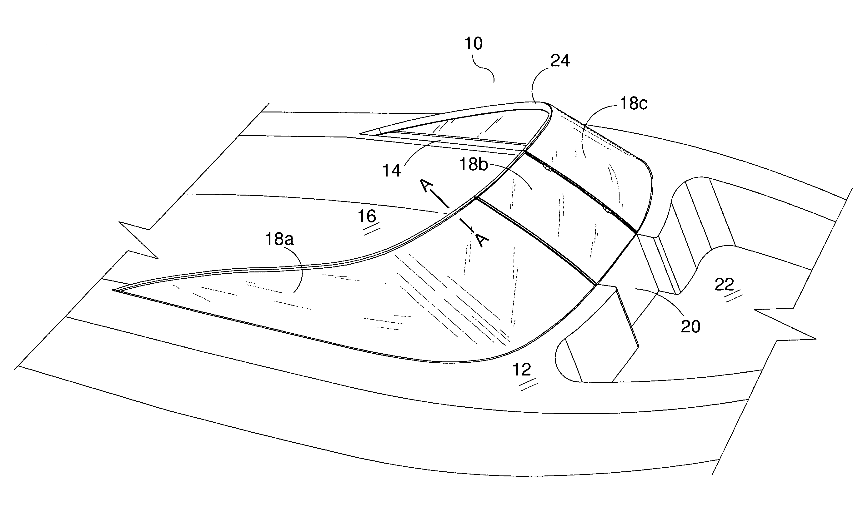 Marine windshield frame and method of manufacture