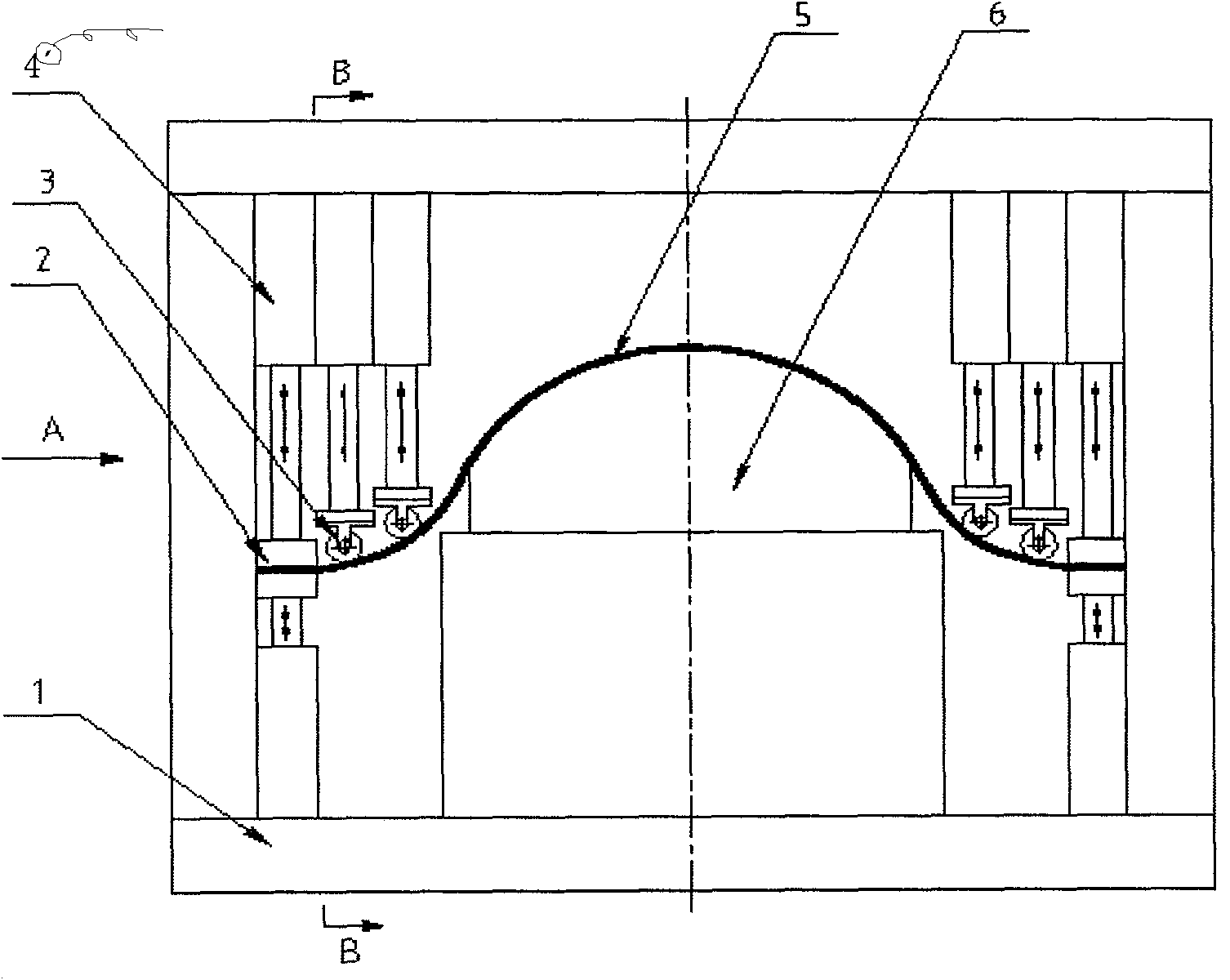 Sheet-stretching machine