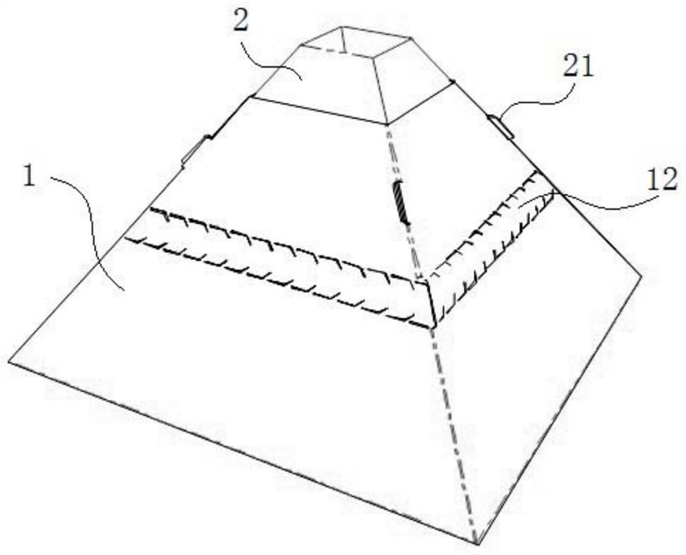 Package combined with mobile phone holographic projection