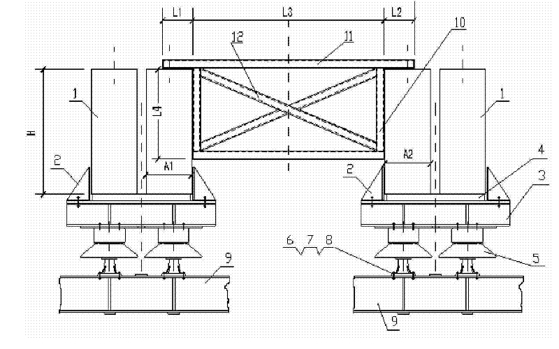 Bus suction-resisting bracket