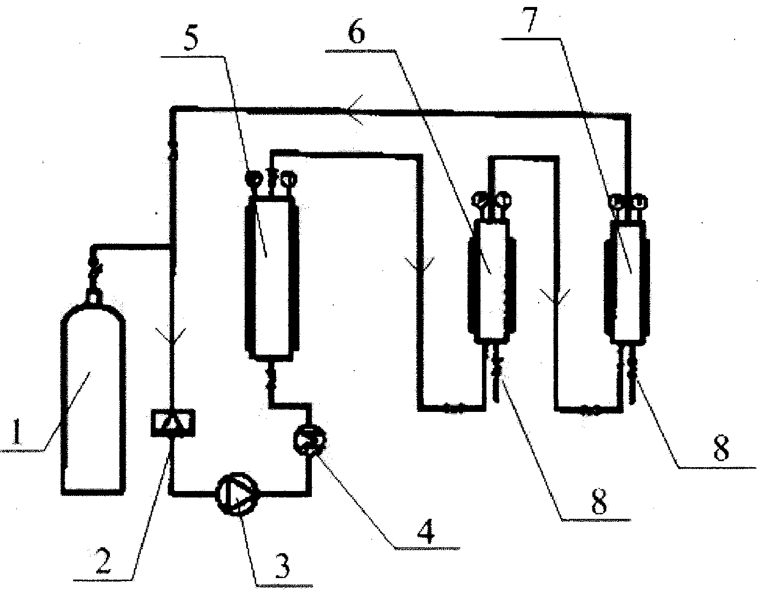 Method for extracting natural coenzyme Q10 by using palm residue