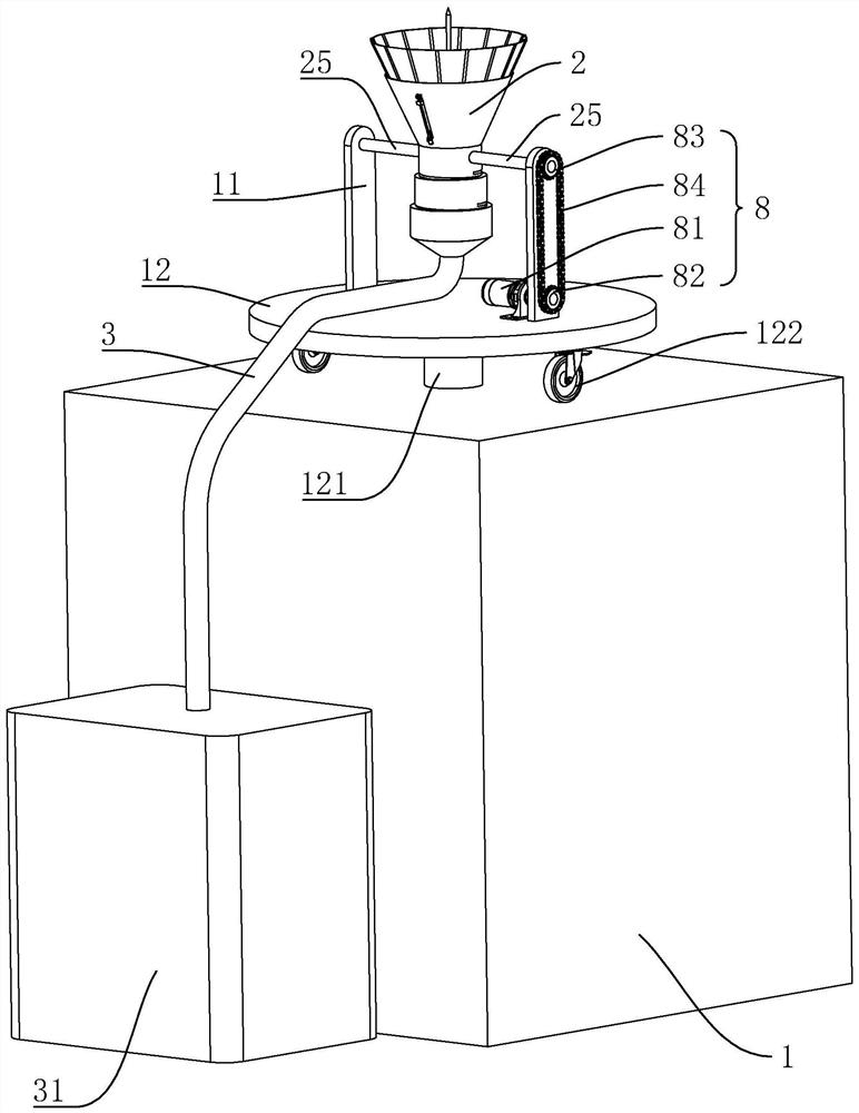 Efficient building rainwater recycling system