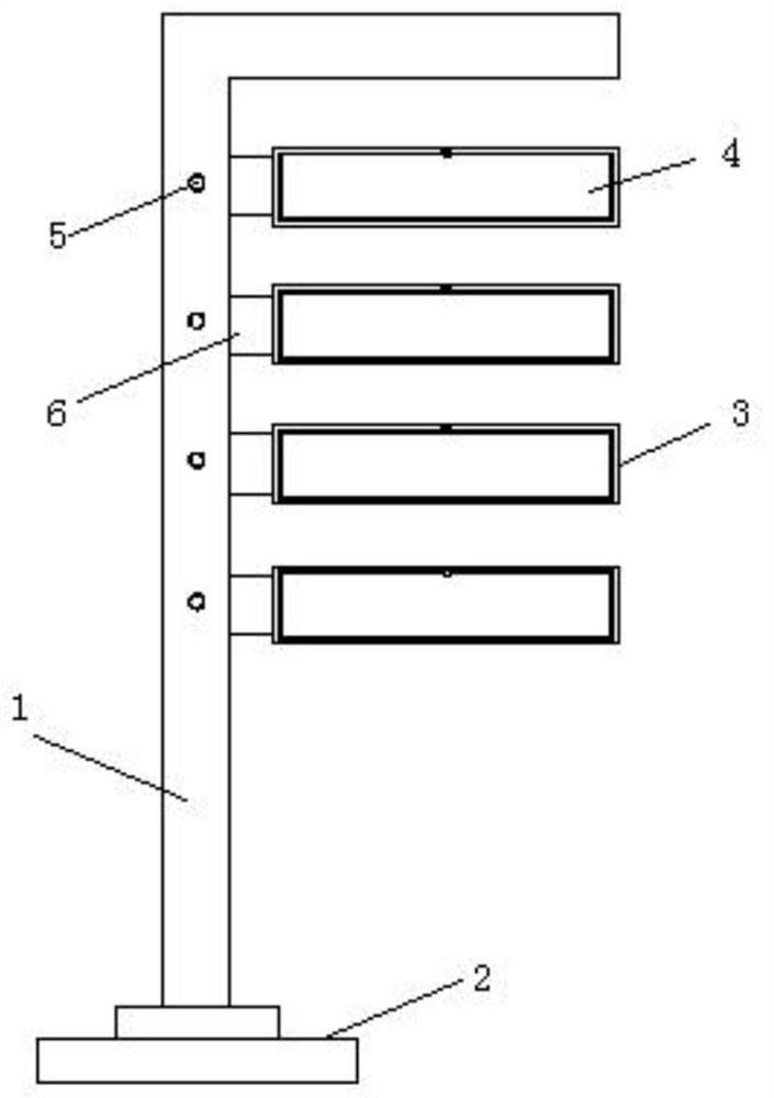 Indication board for guiding directions