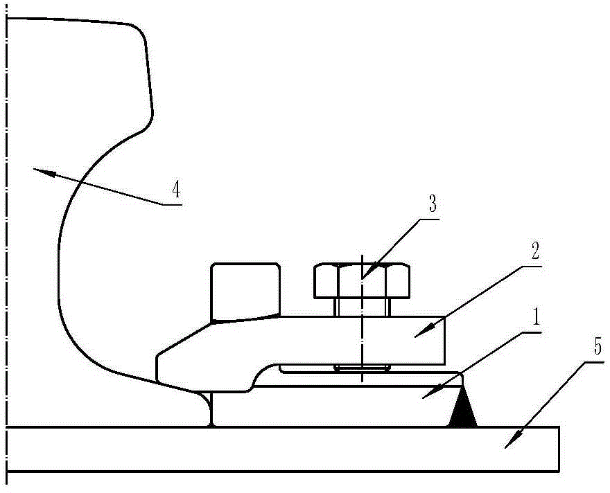 Track fixing device