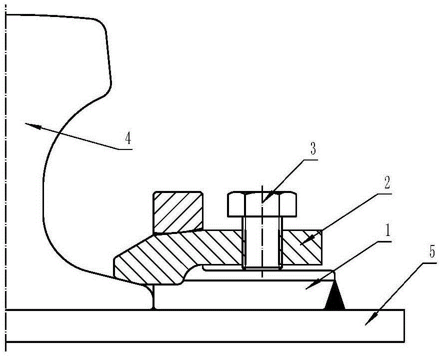 Track fixing device