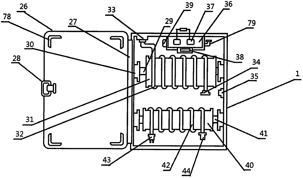 Outward-flowing-preventing type membrane rupturing device for obstetrics and gynecology department