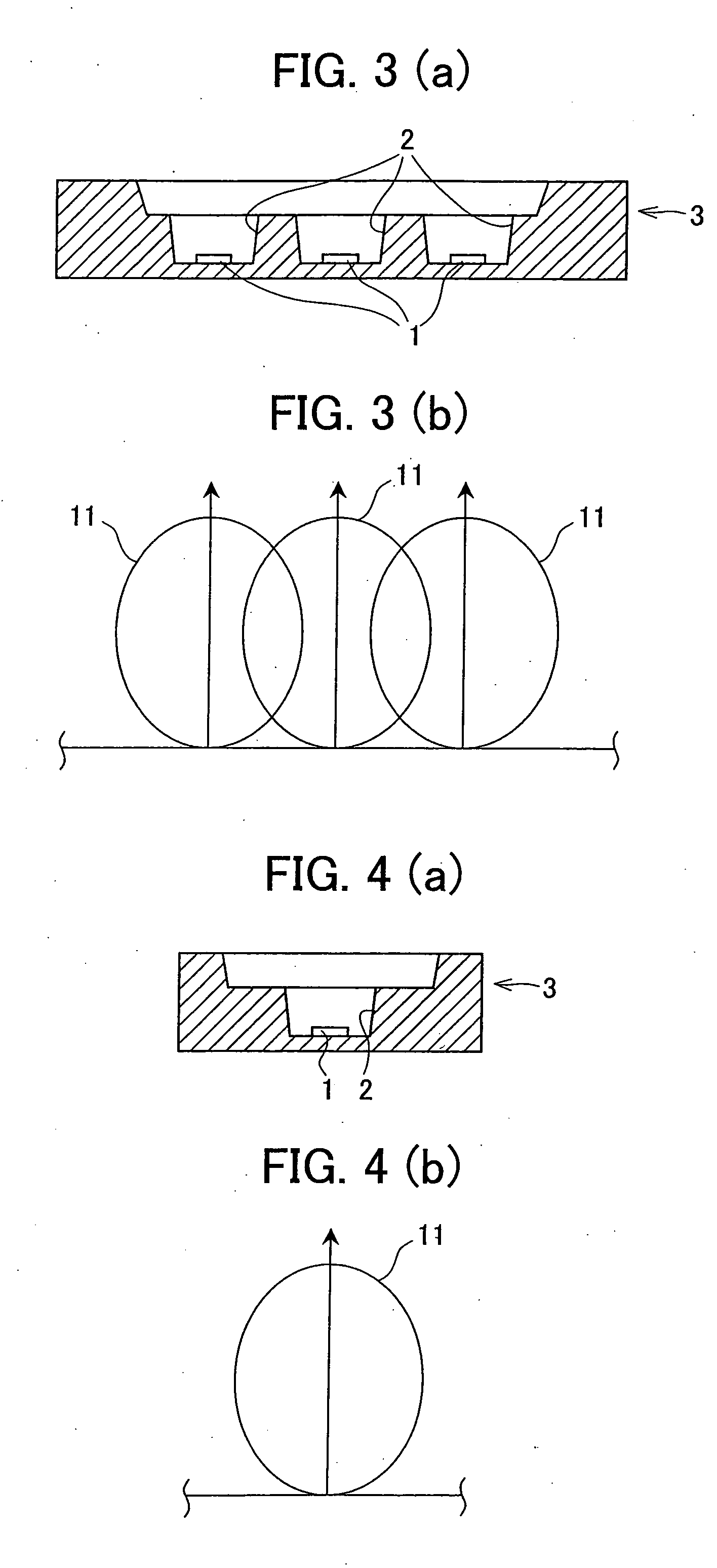 Semiconductor light emitting device, backlight device for liquid crystal display