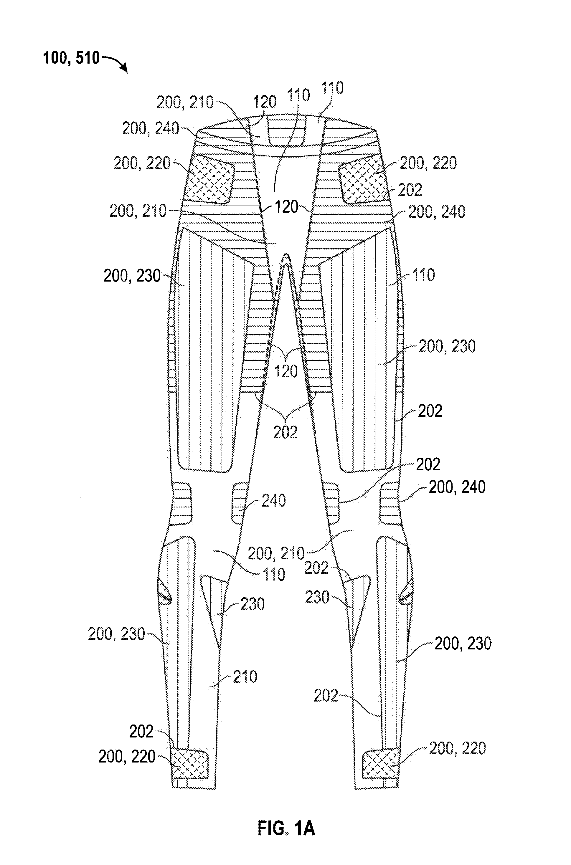 Knitted Athletic Performance Garment