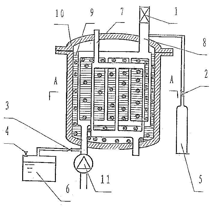 Gasifier of low-temperature liquid