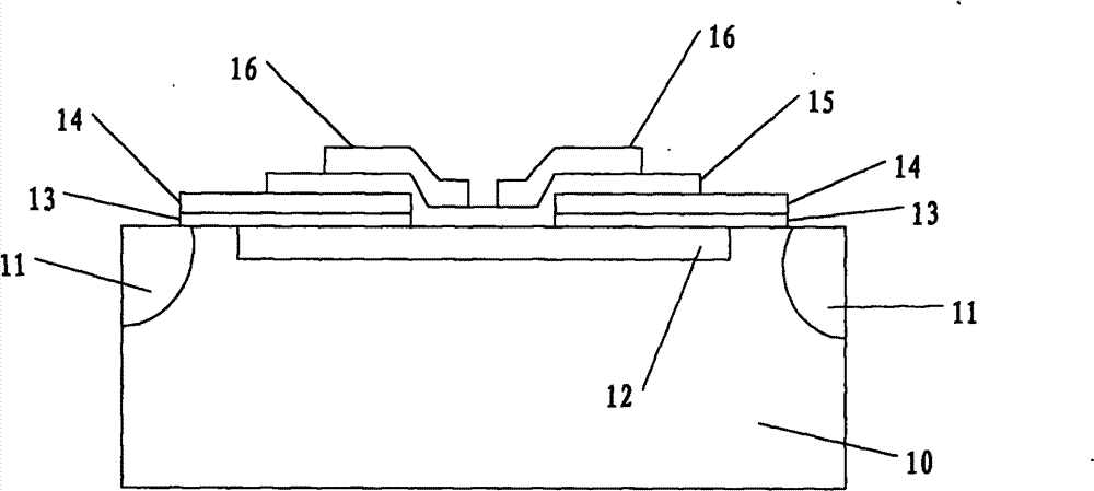 Method for increasing breakdown voltage of power MOS field effect transistor