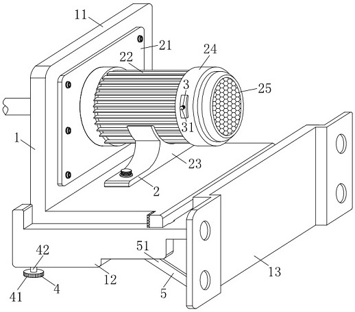 A permanent magnet motor with easy replacement of the motor cover