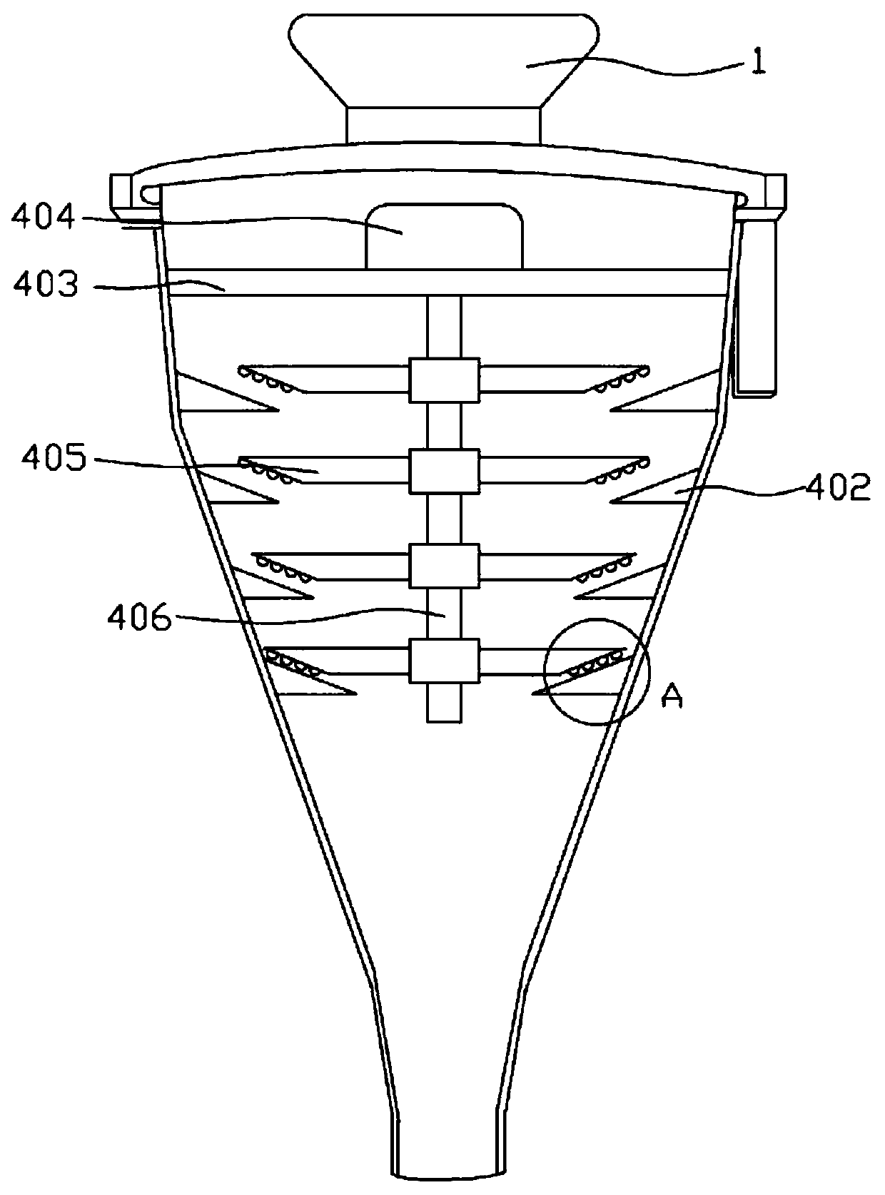 Automatic feeding device for pigs