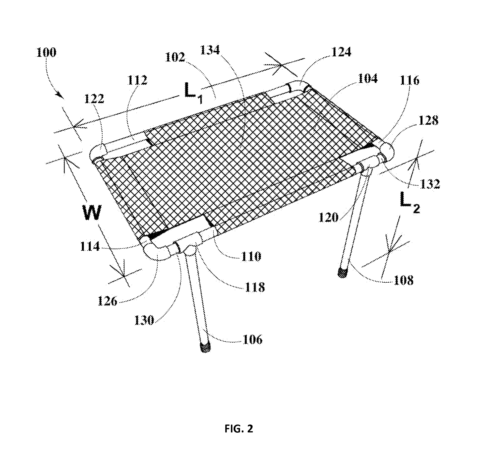 Portable Cot Apparatus for Hands and Legs Free Inflight Sleeping