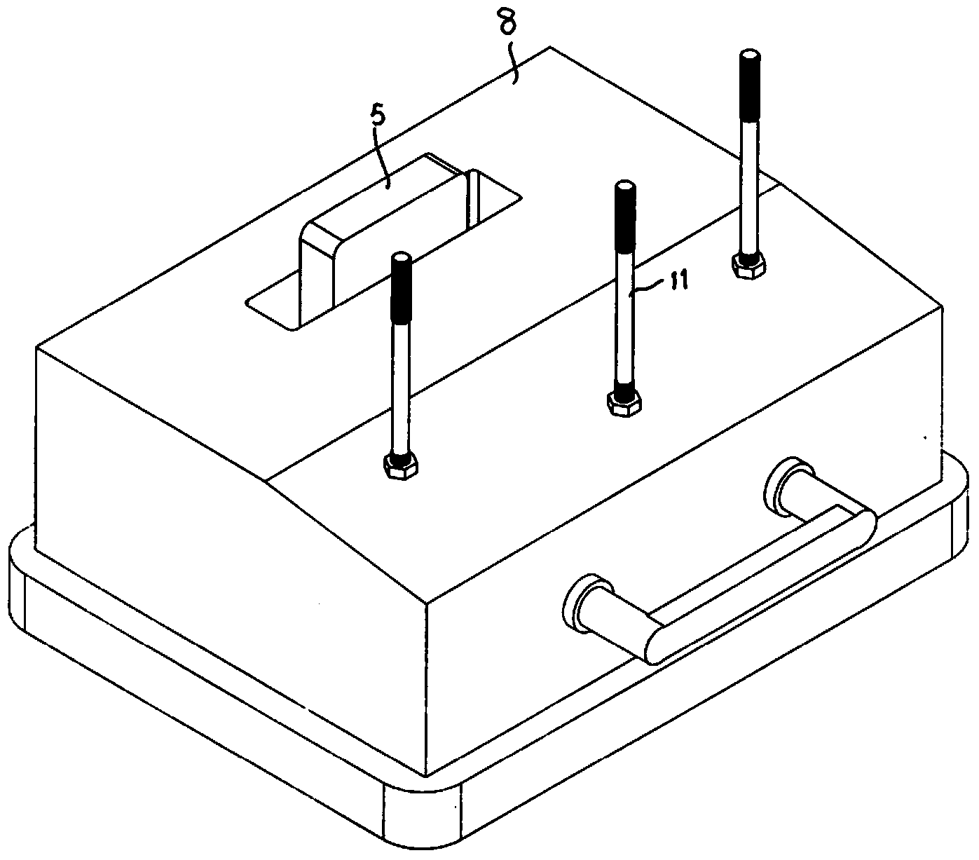 Automation machine for batch-grinding various chemical test blocks