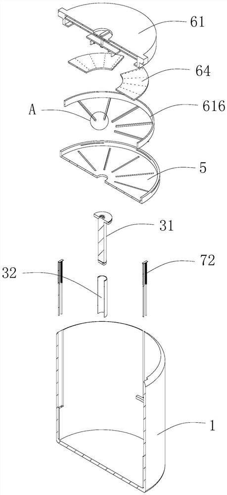 A top-press type household bean sprouts machine