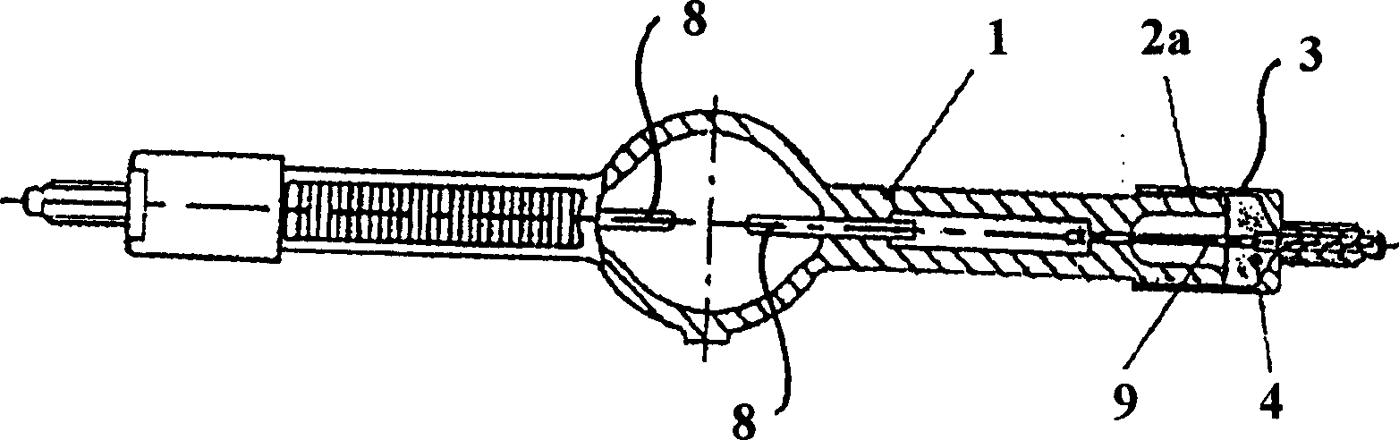 Process for producing a radiation source, and radiation source