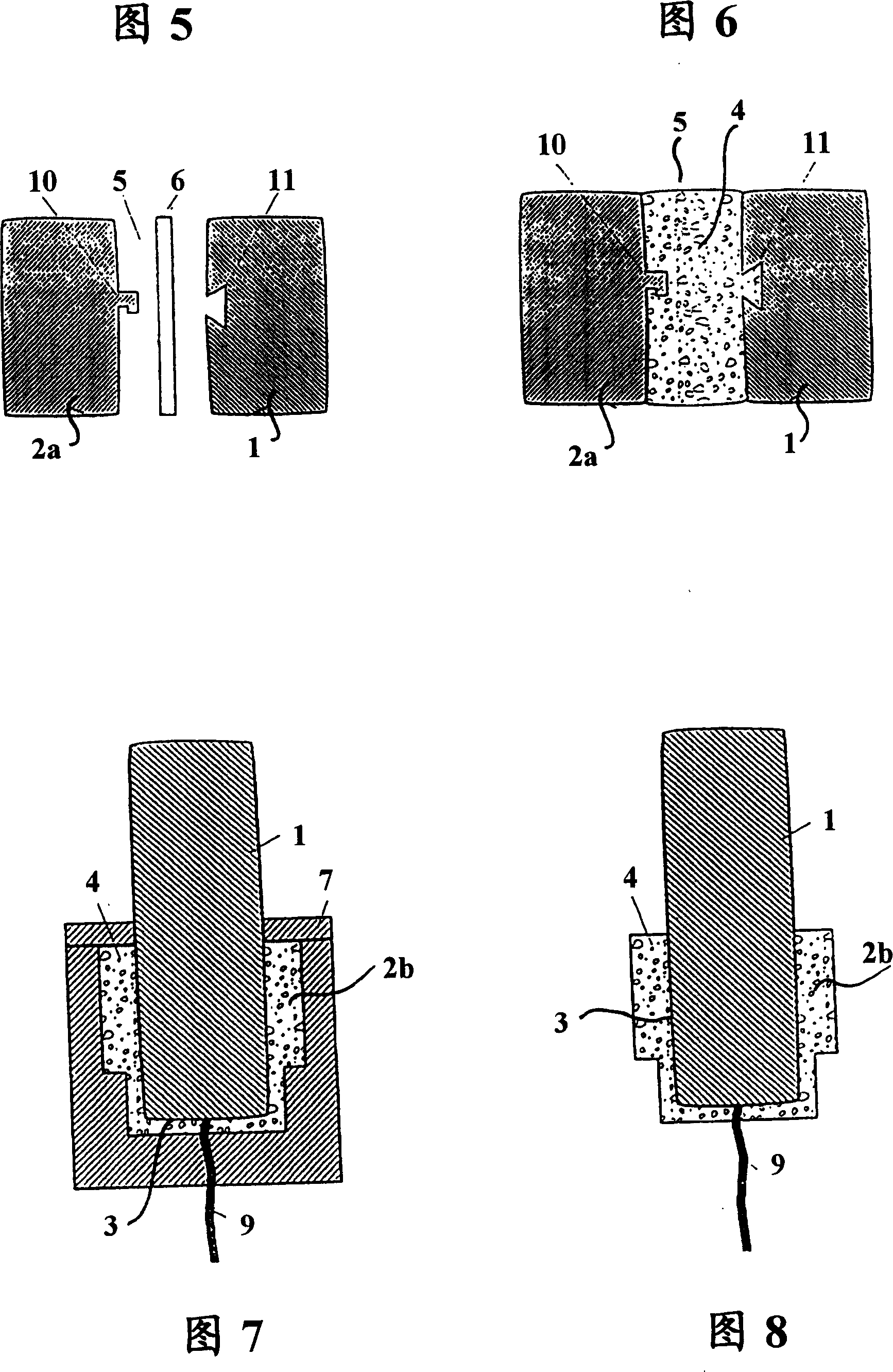 Process for producing a radiation source, and radiation source