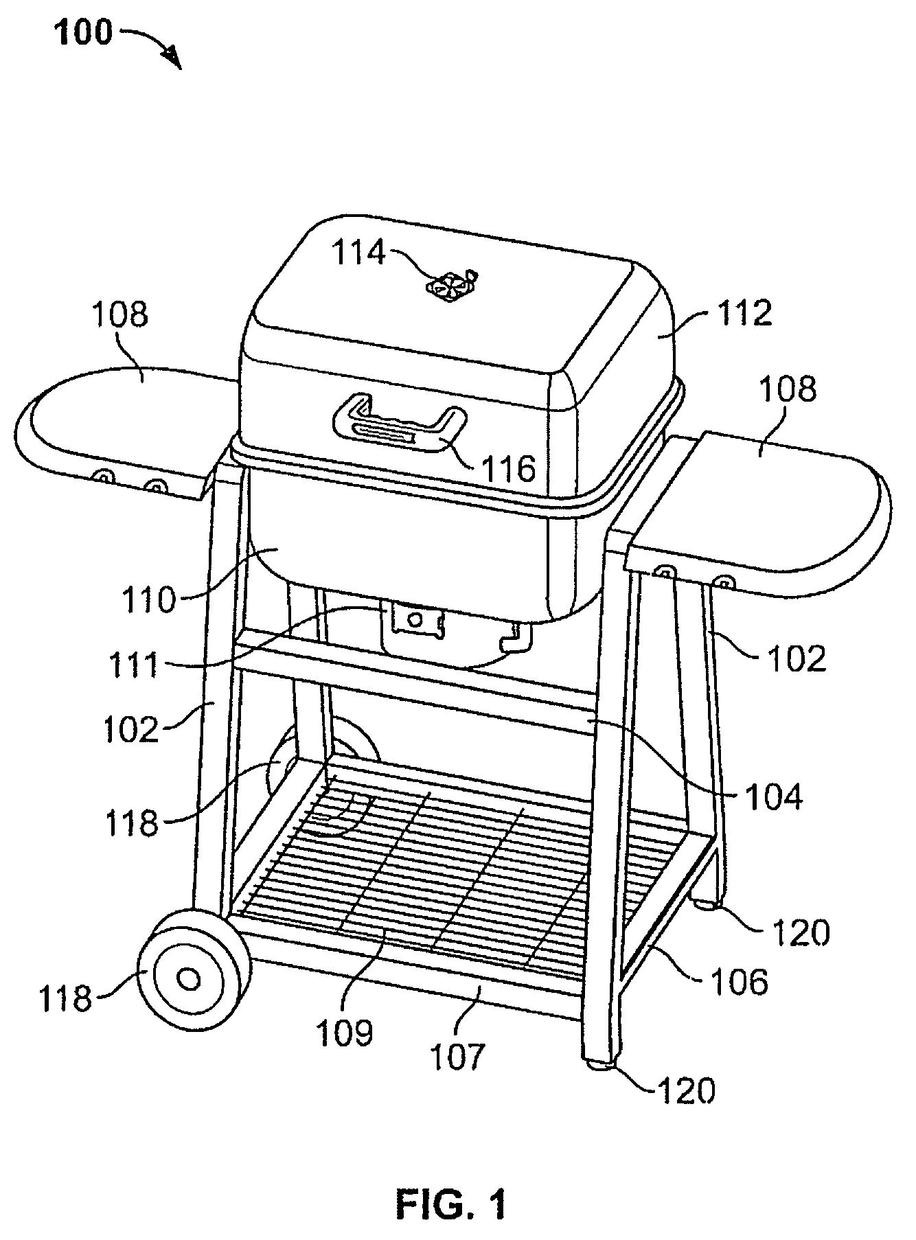 Quick assembly grill