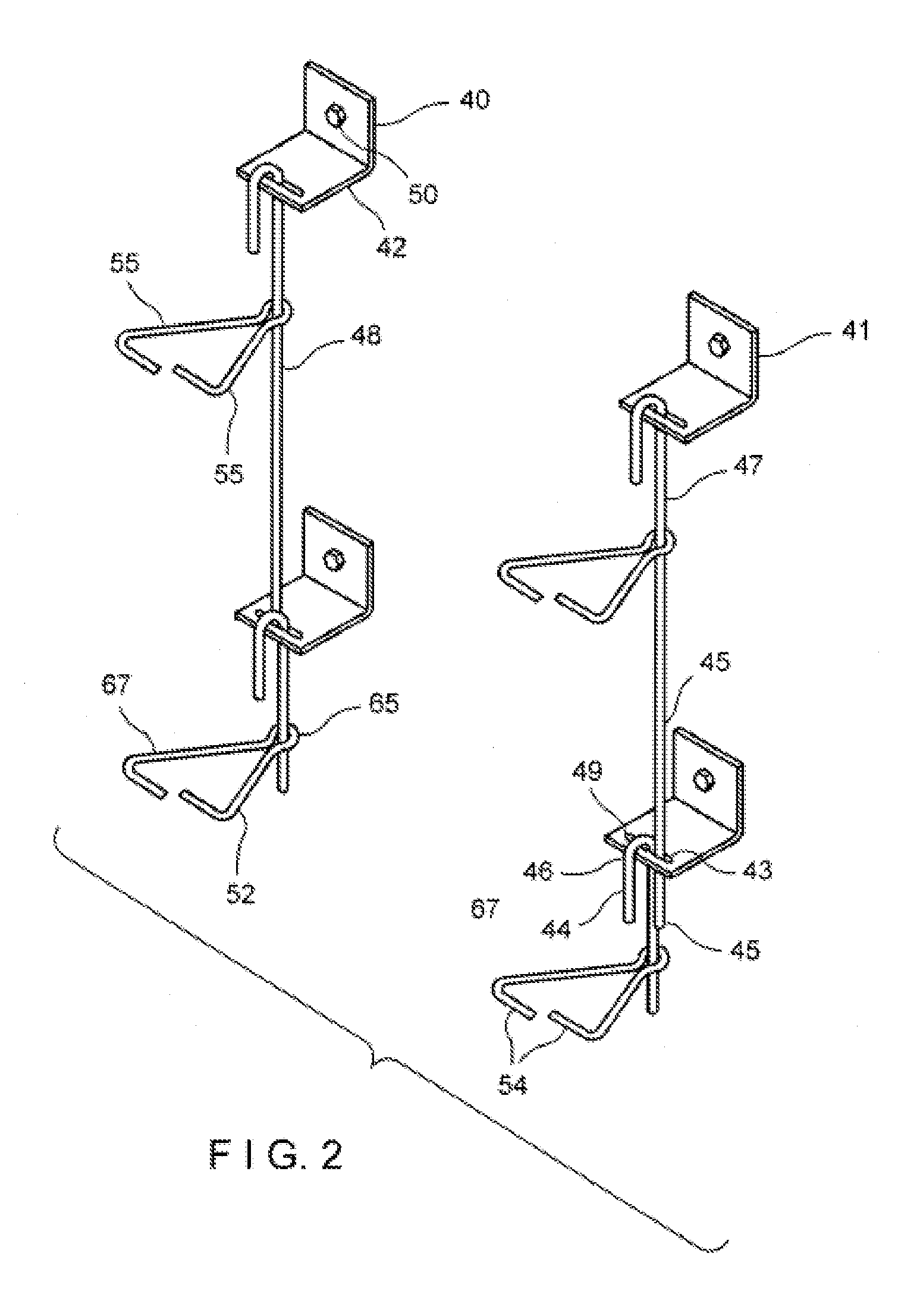 Rubble stone anchoring system