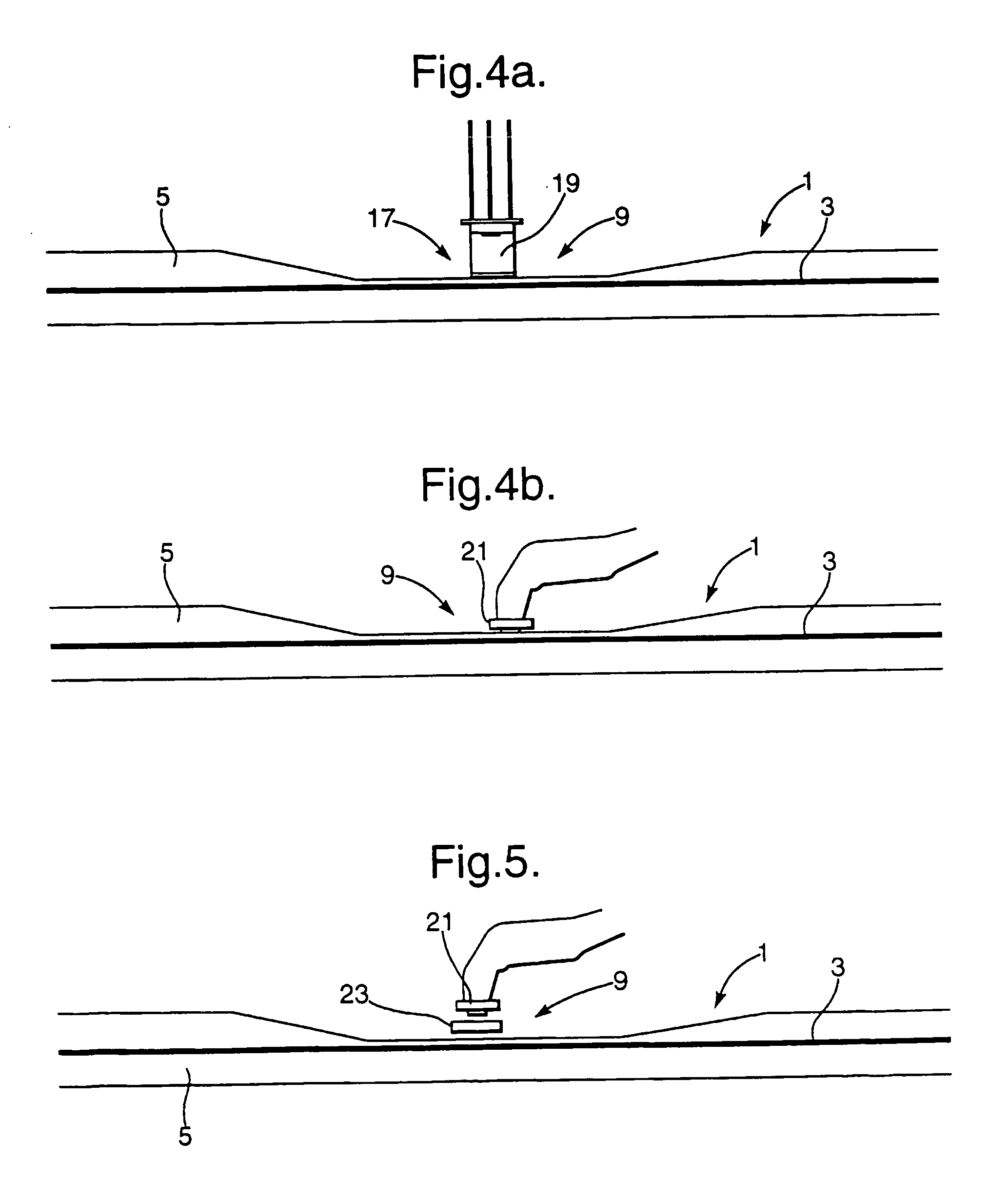 Monitor for an optical fibre and multi-guide optical fibre circuits and methods of making them