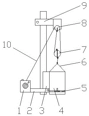 Lifting device for electric power maintenance