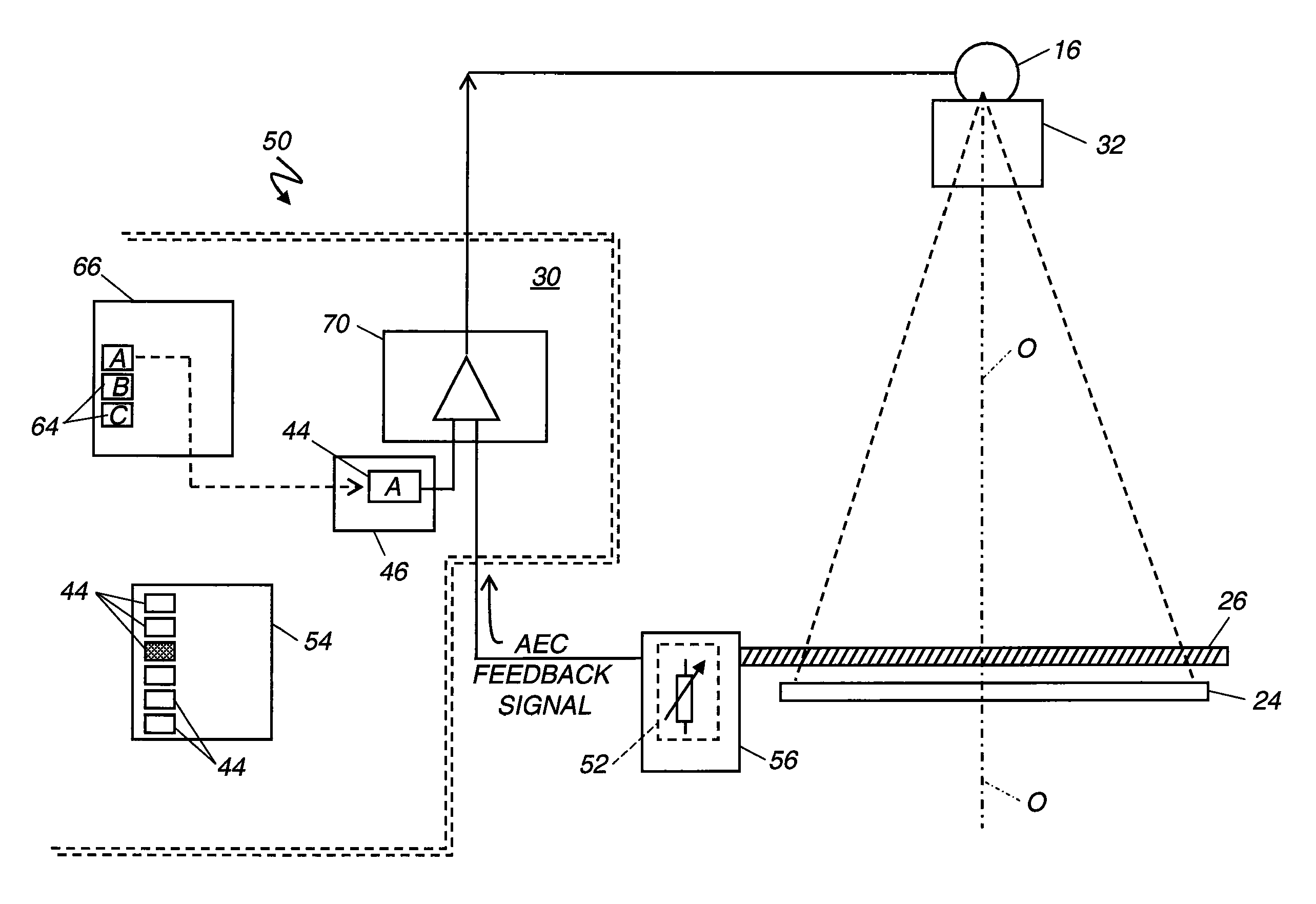 Digital detector calibration with known exposure