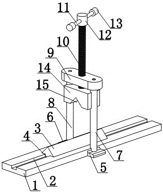 Aluminum sheet V-shaped bending mechanism