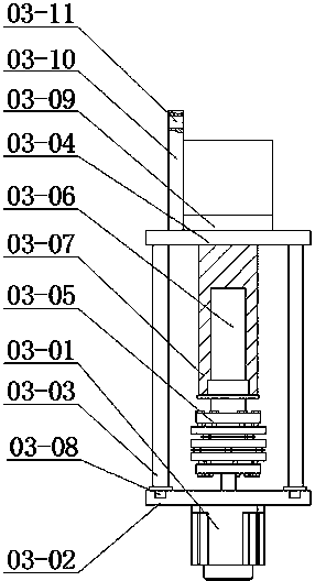 Stretching-compression combined type flexible three-dimensional section material stretch-bend forming process and device