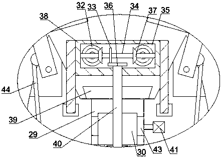 Water surface garbage adsorption decontamination ship