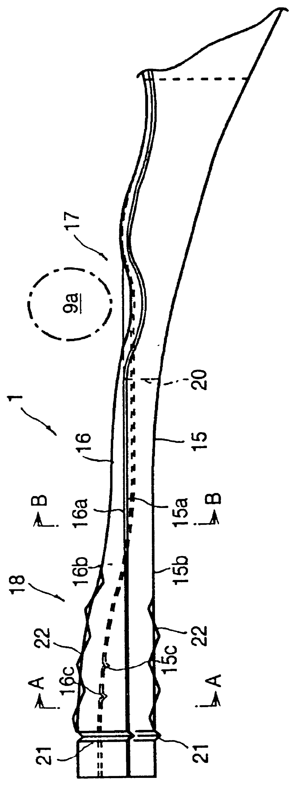 Front body structure for vehicle