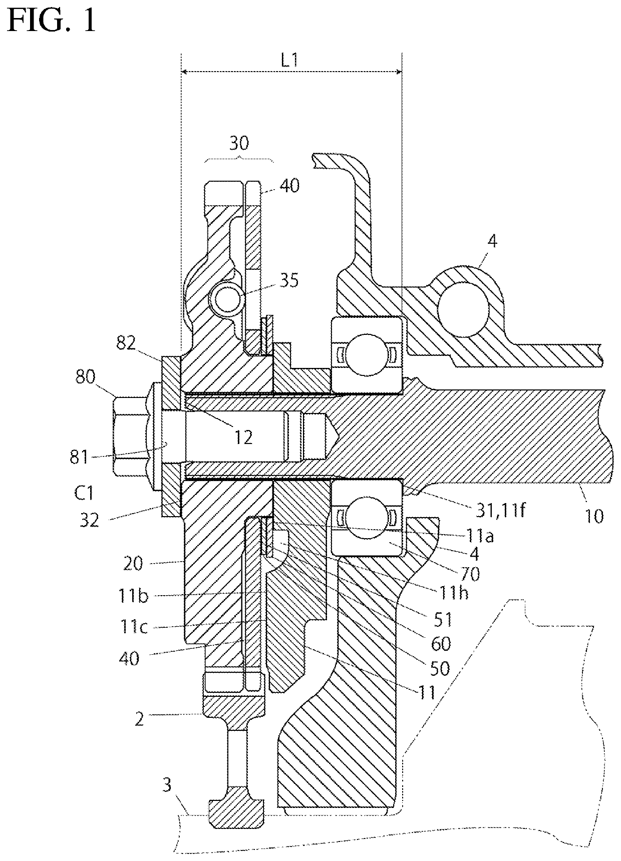 Balance shaft structure